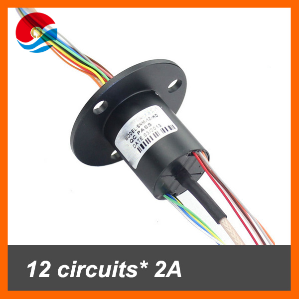 Capsule 12 circuit, 2A HD-SDI Slip Rings(1080P) for medical equipment supply