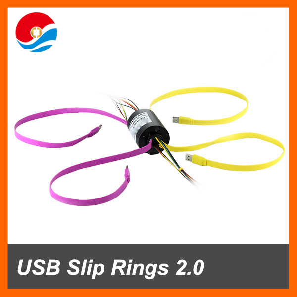 USB 2.0滑环与通孔1394