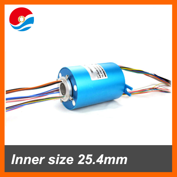 Shenzhen manufacturer of Through bore Slip Ring hole size 25.4mm 12+24 circuits CE,ROHS certificated