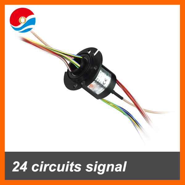 RG 179U Coaxial HD-SDI Slip Rings(1080P) 24 circuits signal of capsule slip ring