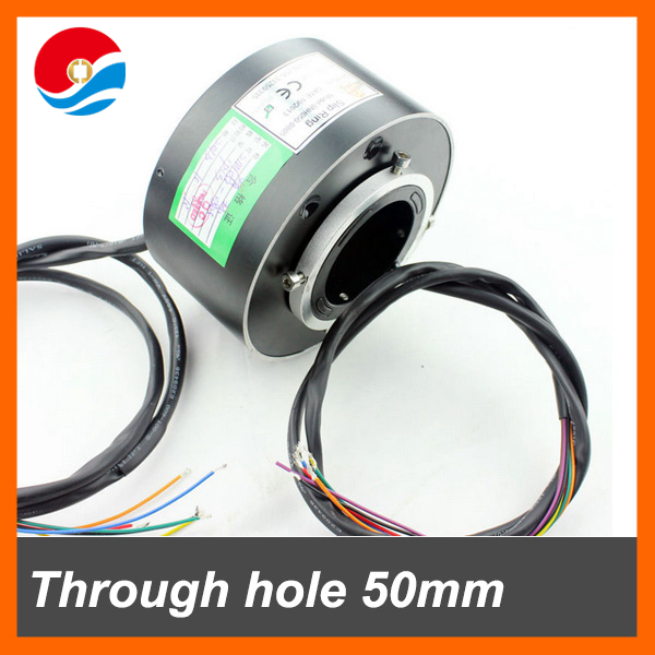 Electrical swivel connector 24 circuits/wires 10A of bore size 50mm (2'')